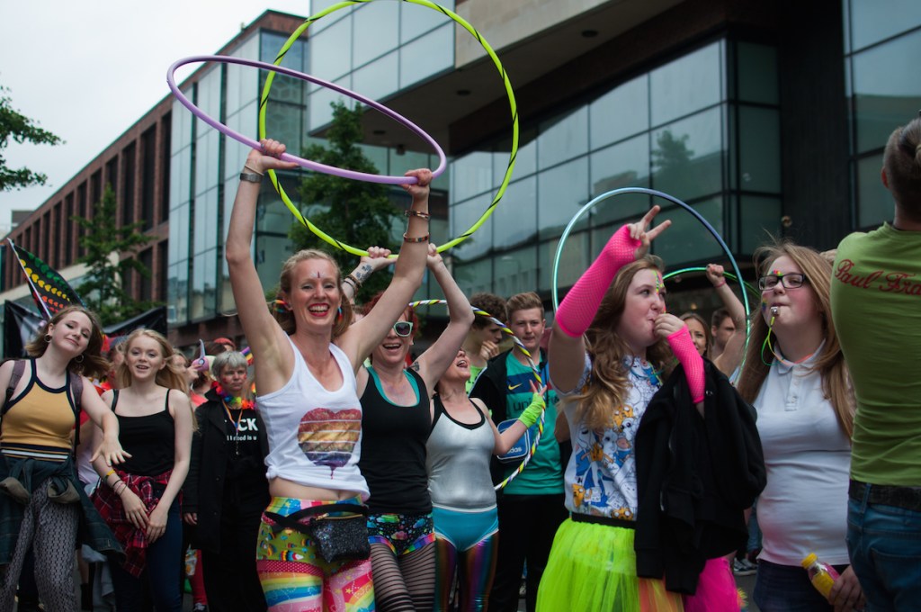 The Grins, Feather Boas and Fetish Leather of Bristol’s Pride Parade