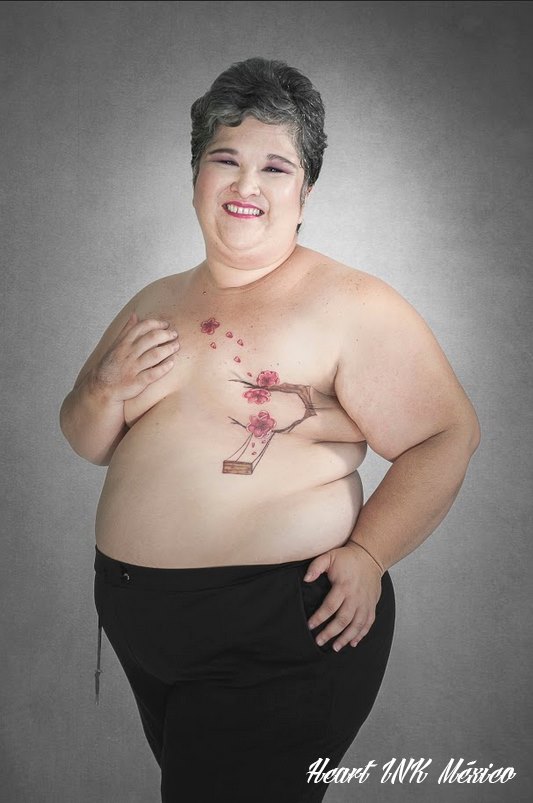 Heart Ink México cubre las huellas del cáncer con tatuajes