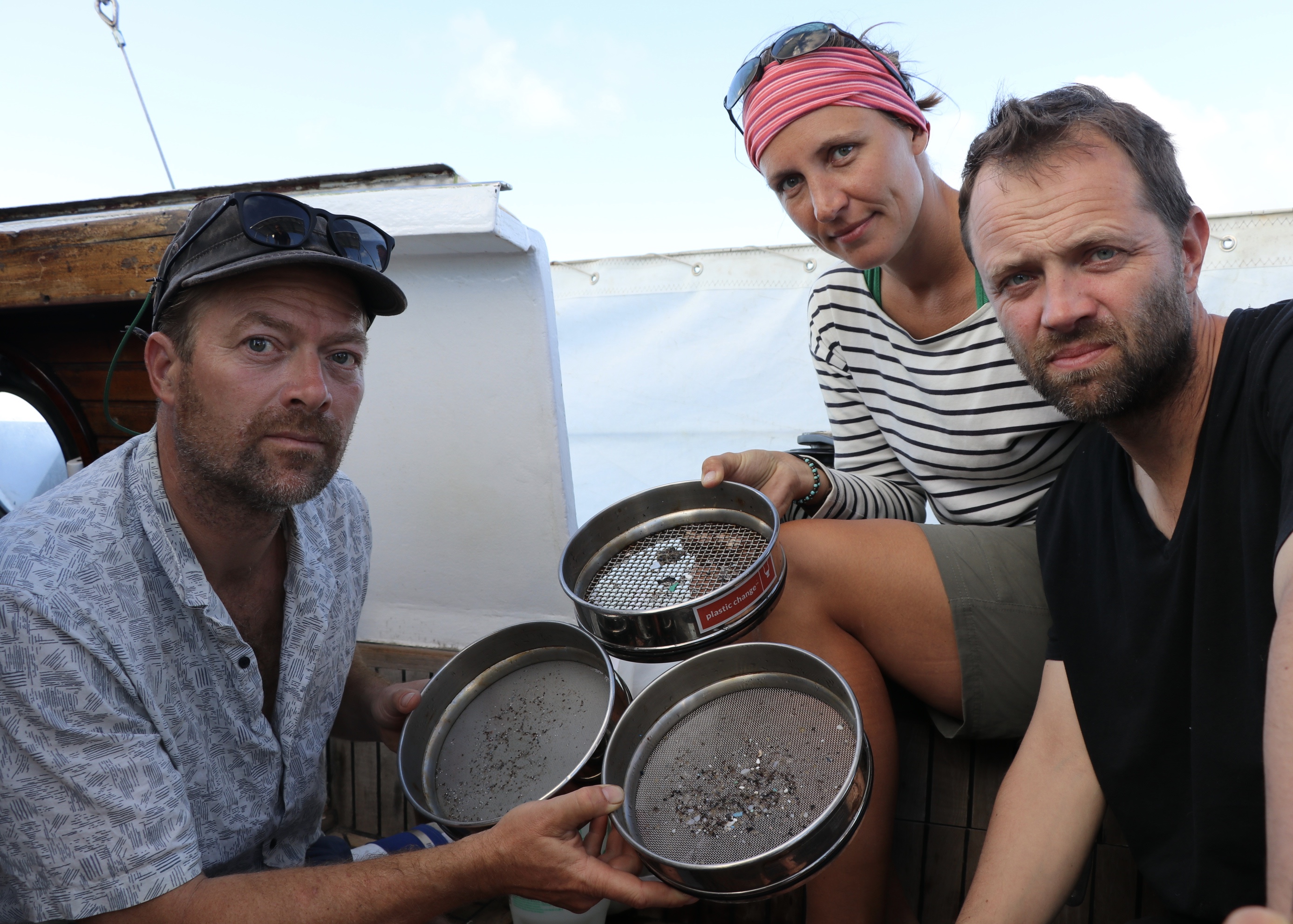 The plastic ocean sailors