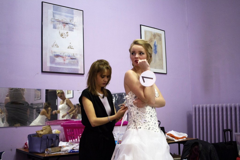 Sur le podium avec Miss Roubaix