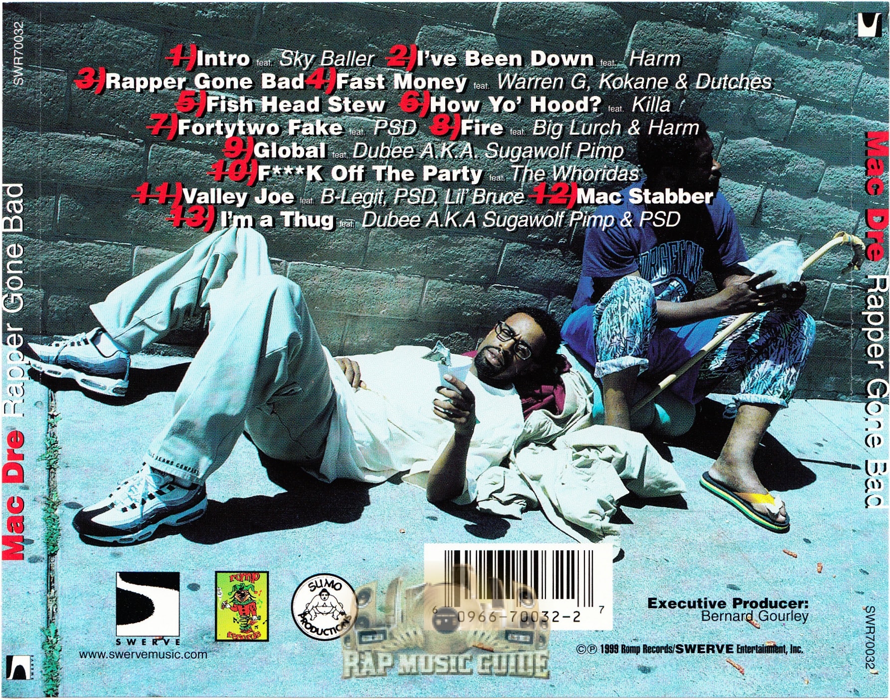 The first press of Mac Dre's 'Rapper Gone Bad' album, released in 1999