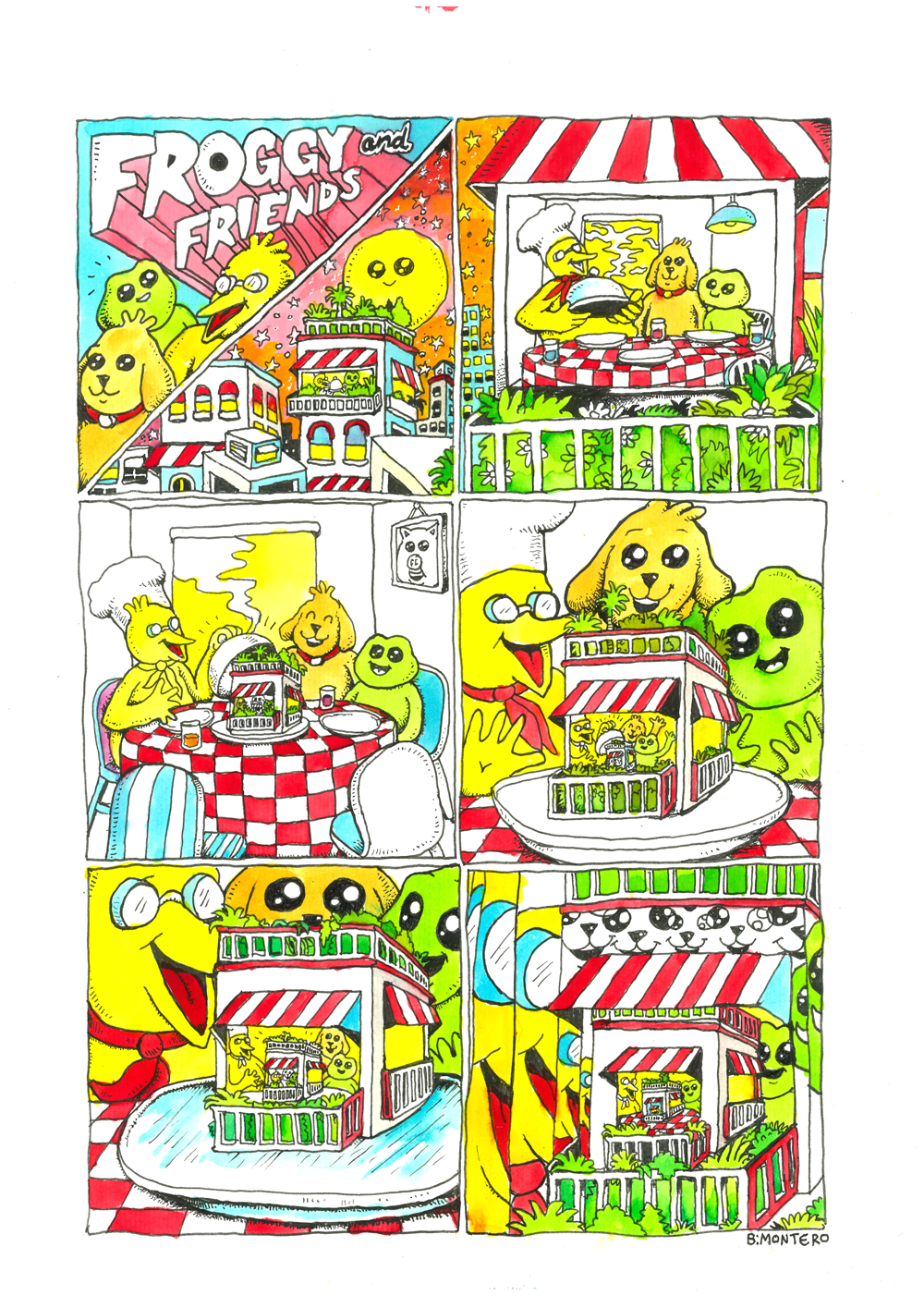 ‘Froggy & Friends,’ Today’s Comic by Benny Montero