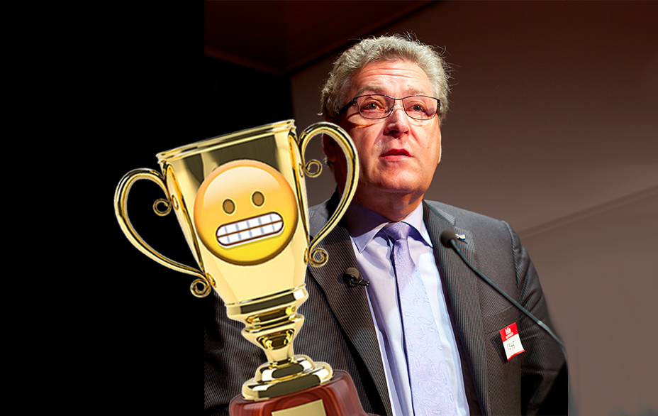Breaking: Henk Krol heeft de verkiezing van ongemakkelijkste politicus 2017 gewonnen