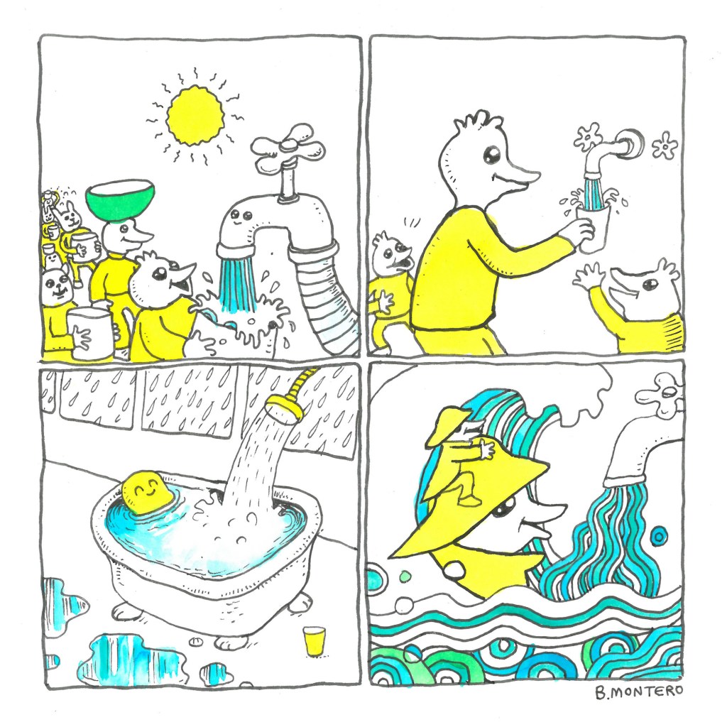 ‘Water, Chocolate, and Sleep,’ Today’s Comic by Benny Montero