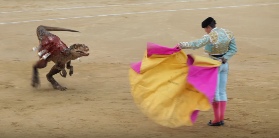 A CGI Dinosaur Is the Star in a French Anti-Bullfighting Campaign