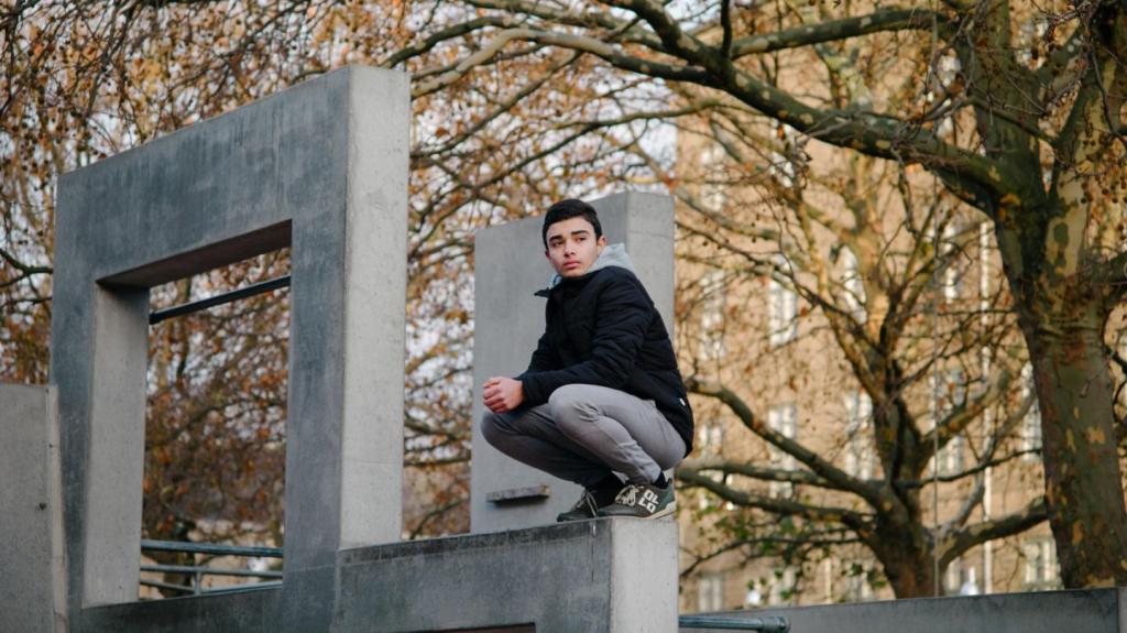 El parkour me ayuda a olvidar lo mucho que echo de menos mi hogar