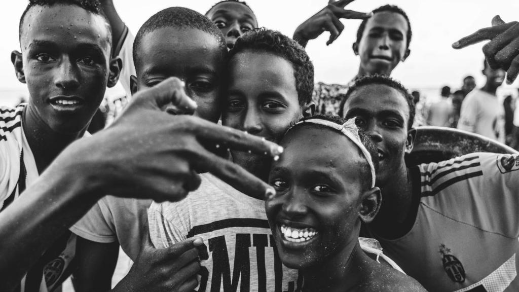 Fotografie ze somálské pláže