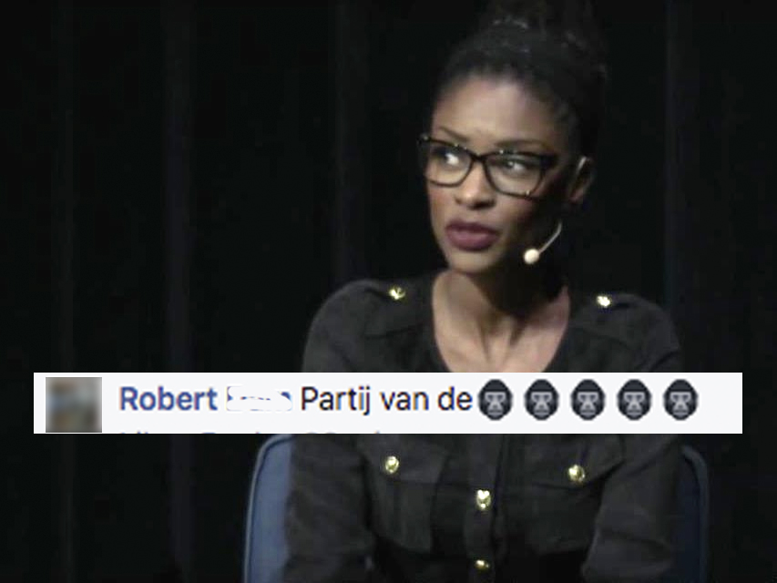 De aap-emoji’s konden gisteren weer uit het vet want RTL postte iets over Sylvana Simons op Facebook