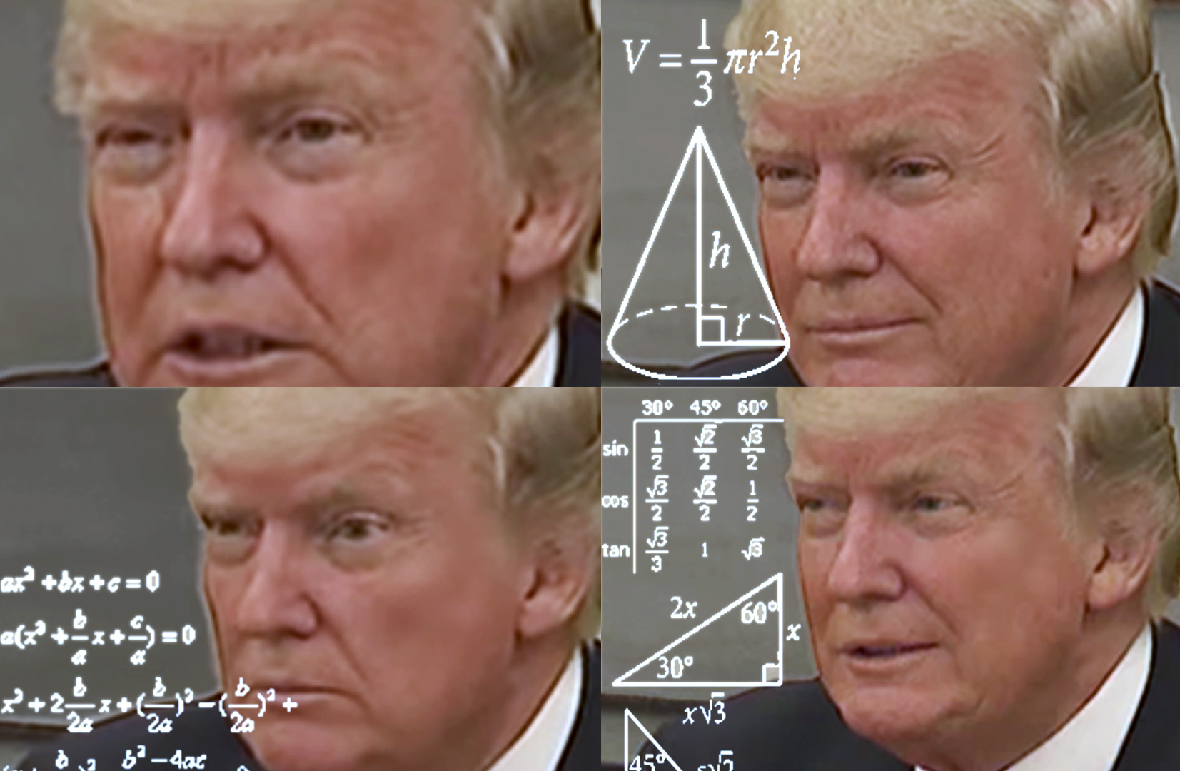 How to count with Donald Trump