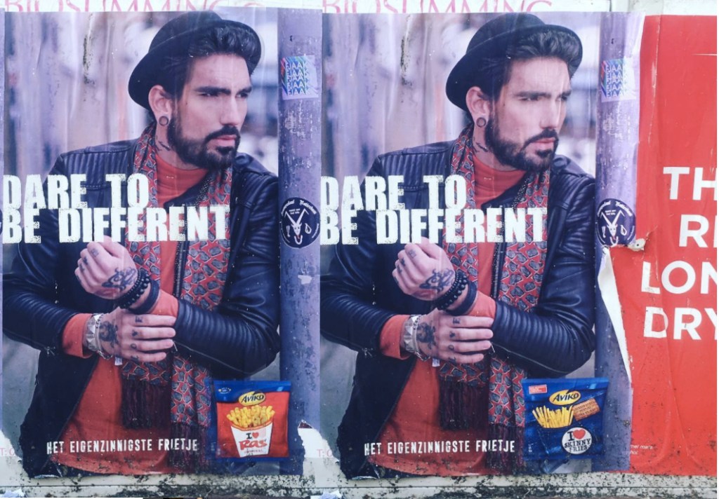 Deze zeer intense man moet jullie aan de dun gesneden patat helpen