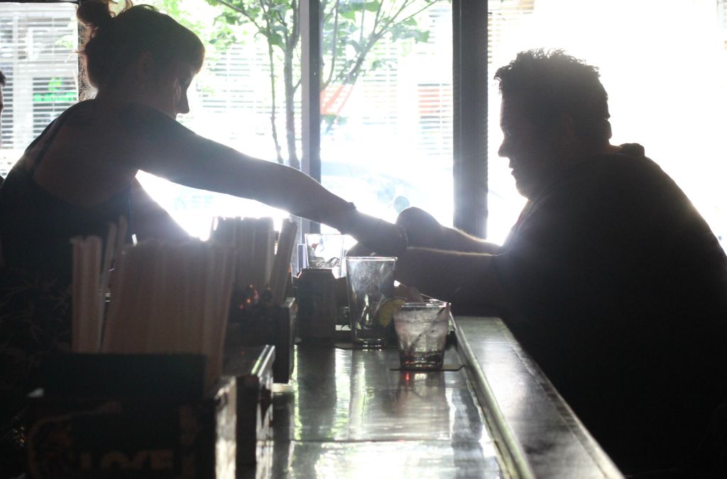 Sara and Mike at B Side