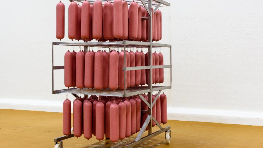 Kijk hoe het er echt aan toe gaat in een van de grootste worstfabrieken van Europa