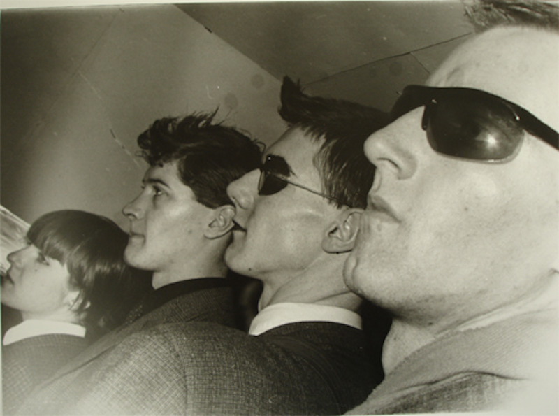 Alison Statton, Peter Joyce, Phil Moxham, Stuart Moxham. Digital copy taken from contact sheet, 2006, by Duncan Smith.