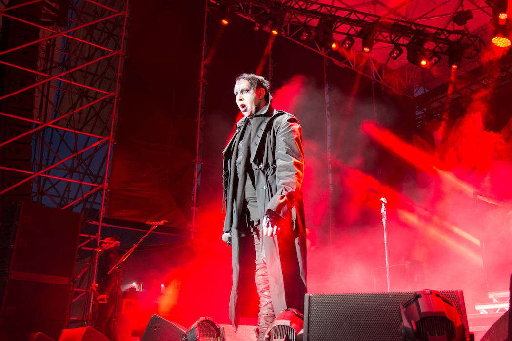 marilyn manson villafranca verona fan concerto satanismo