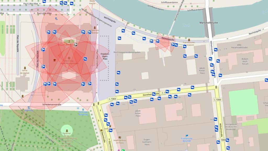 Cette carte interactive montre les caméras qui vous surveillent dans les lieux publics