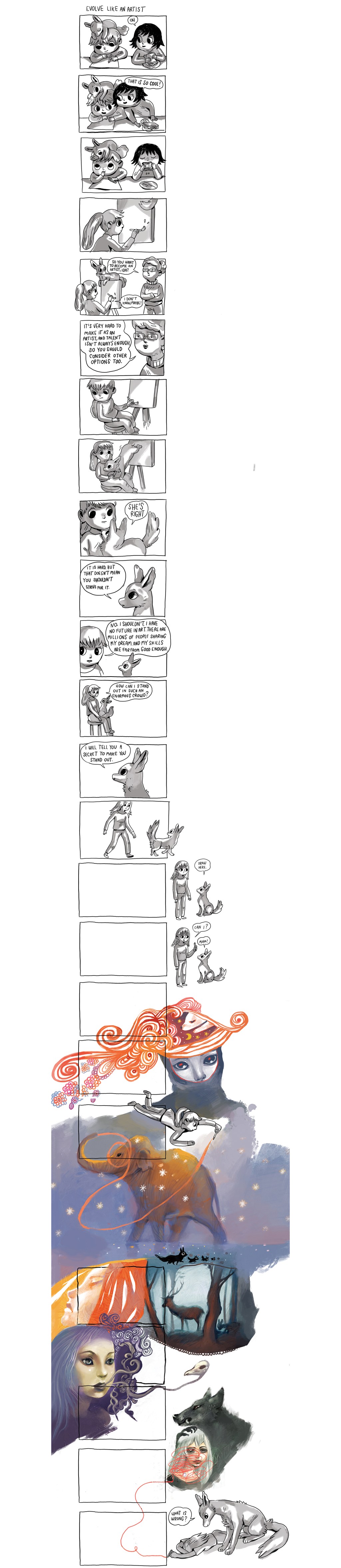 ‘Like an Artist,’ Today’s Comic by Ida Neverdahl