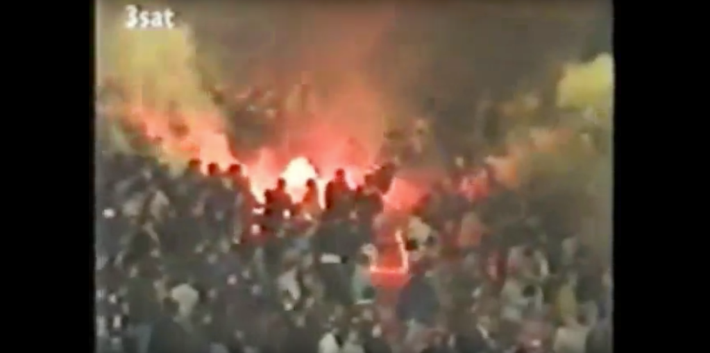 Köln gegen Belgrad: Schon vor 28 Jahren knallte es – auf dem Platz und in der Kurve