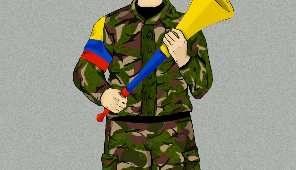 Así era ver a la selección de fútbol en campamentos de las FARC