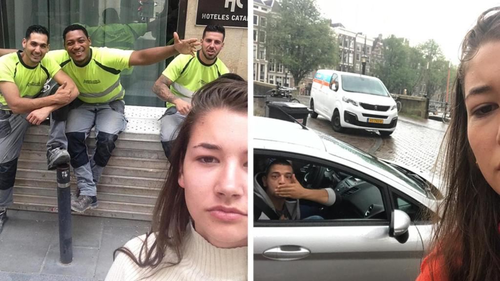 Mød kvinden, der tog selfier med mænd, som råbte ad hende på gaden