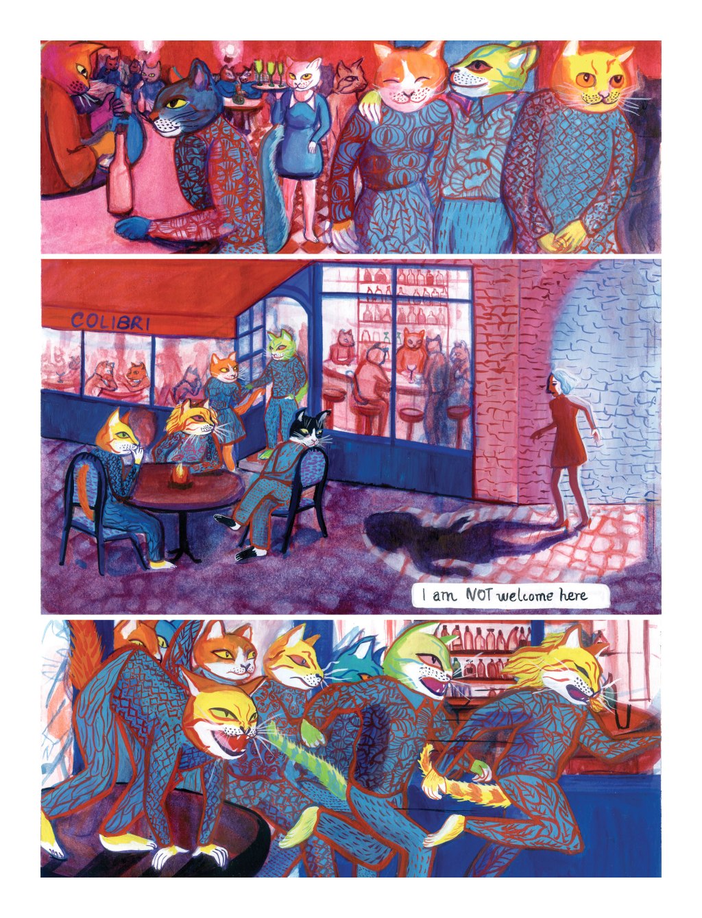 ‘Den Katzen gehört die Stadt’ – ein Comic von Rosa Arango