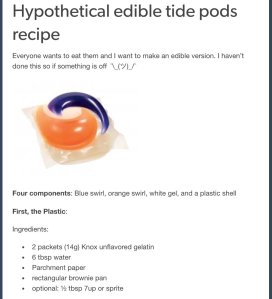 Some Genius Made a Recipe for Edible Tide Pods