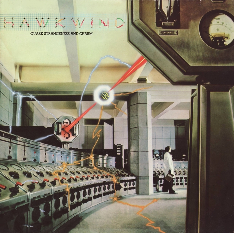 hawkwind quark strangeness charme cover art hipgnosis