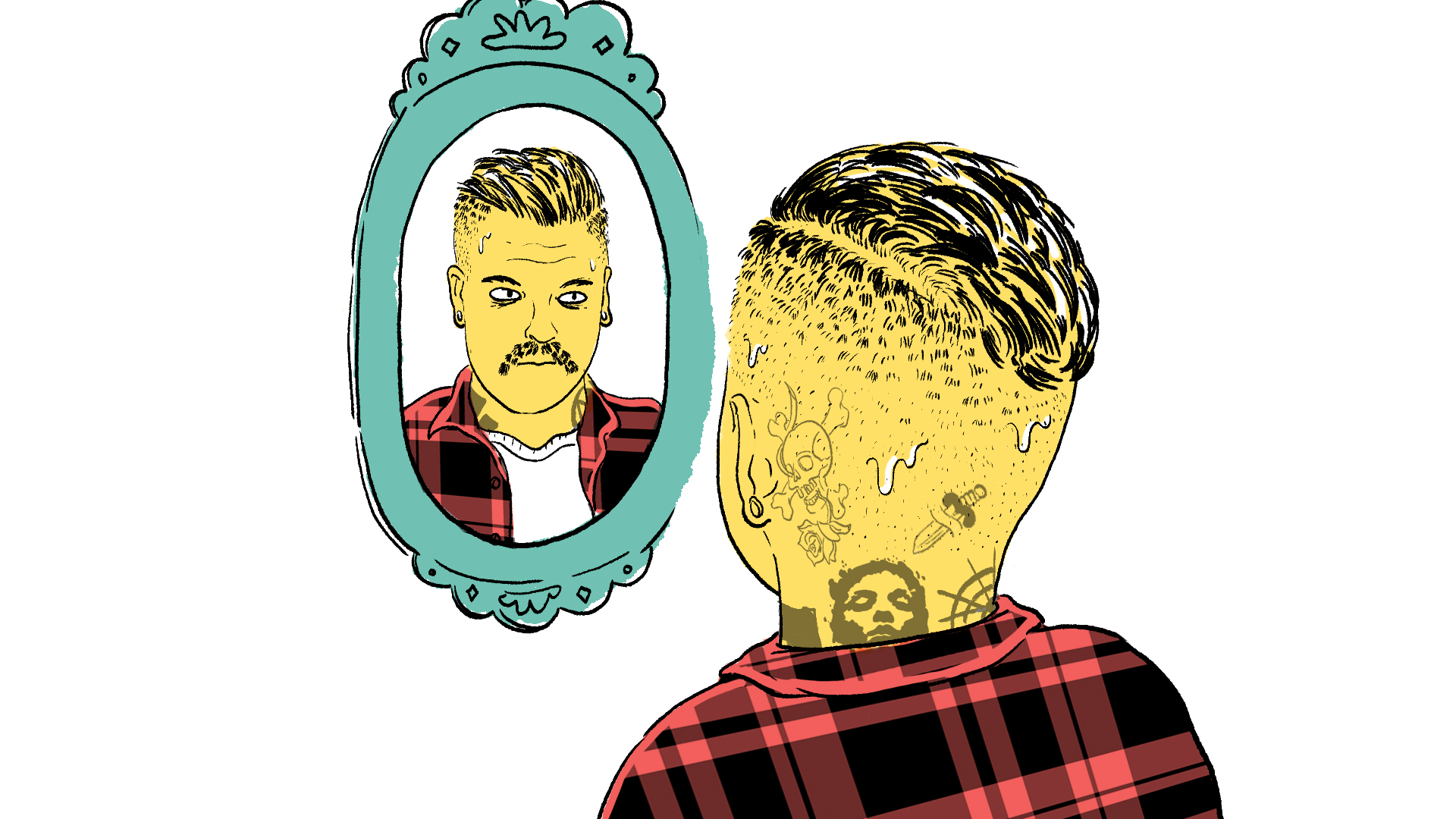 punk over 30 capelli tatuaggi