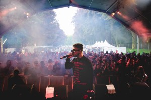 Rapper in actie