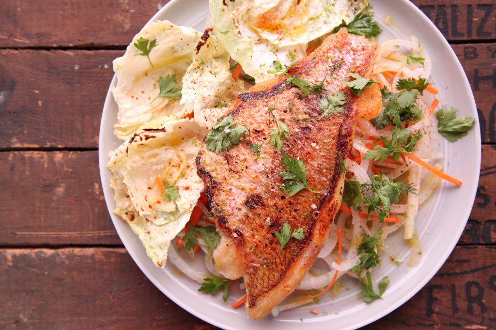 Jamaicaanse snapper escovitch