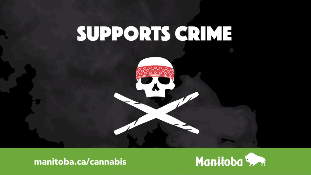 Manitoba weed PSA screenshot