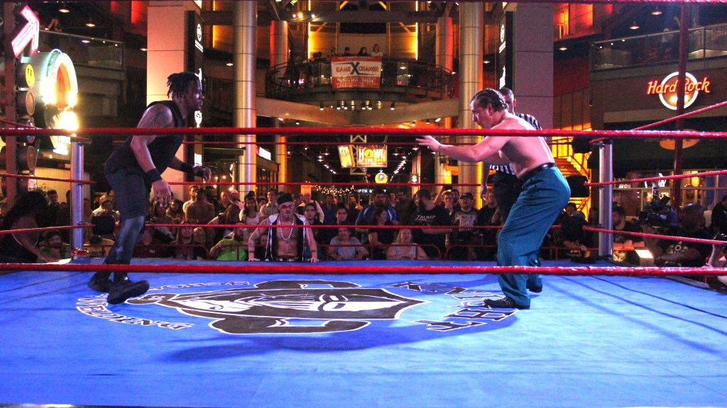 Inside Open Mike Eagle’s Wild, Sweaty Pro Wrestling Debut