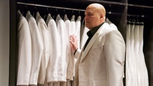 wilson fisk in his white suit played by vincent d'onofrio