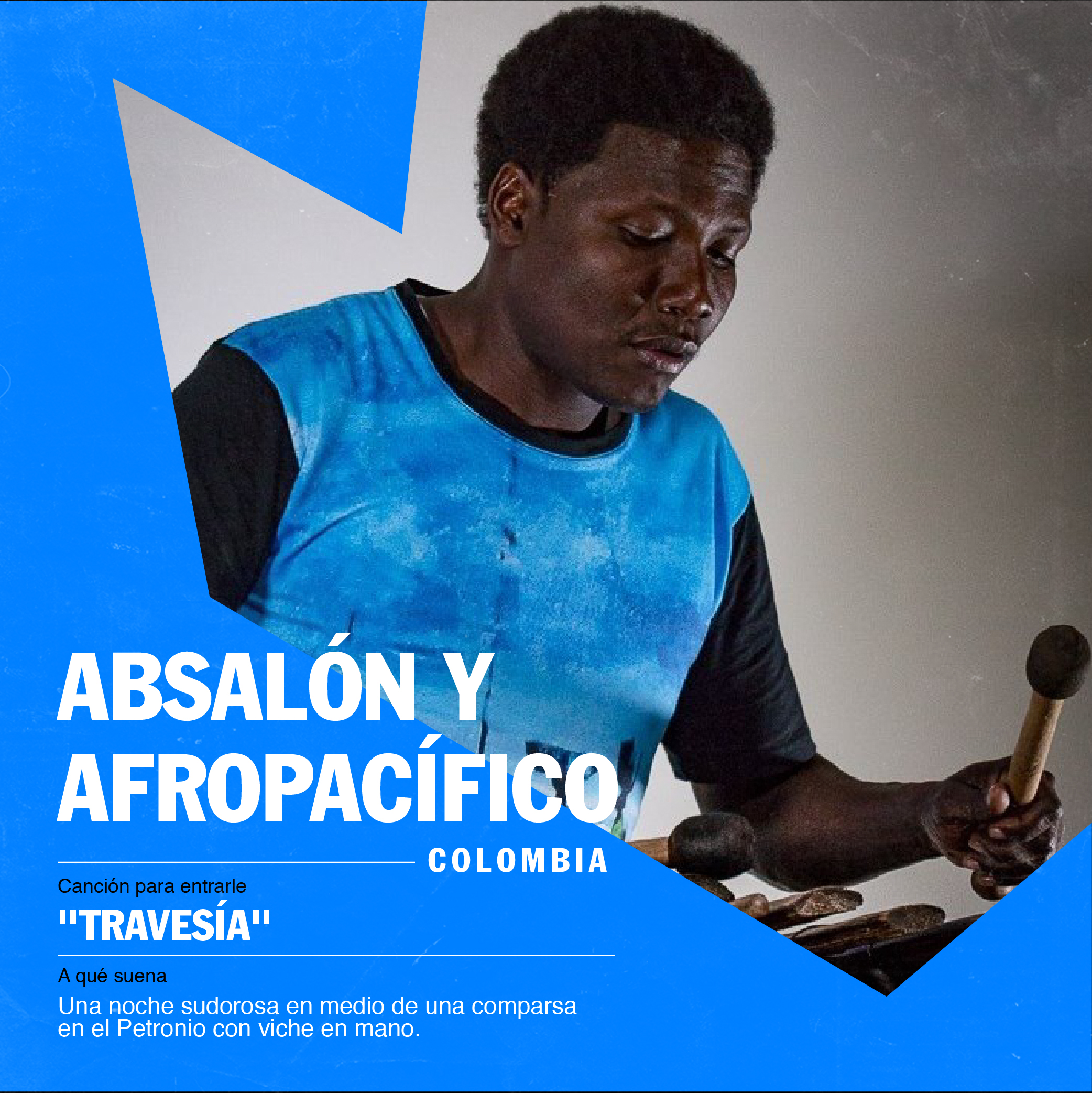 Montaje de Absalón y Afropacífico