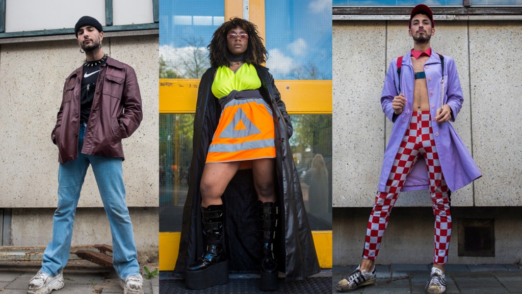 Drie bezoekers van De School tijdens ADE