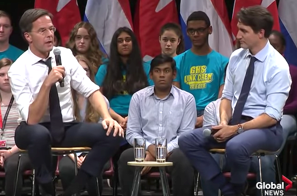 mark rutte spreekt over wiet