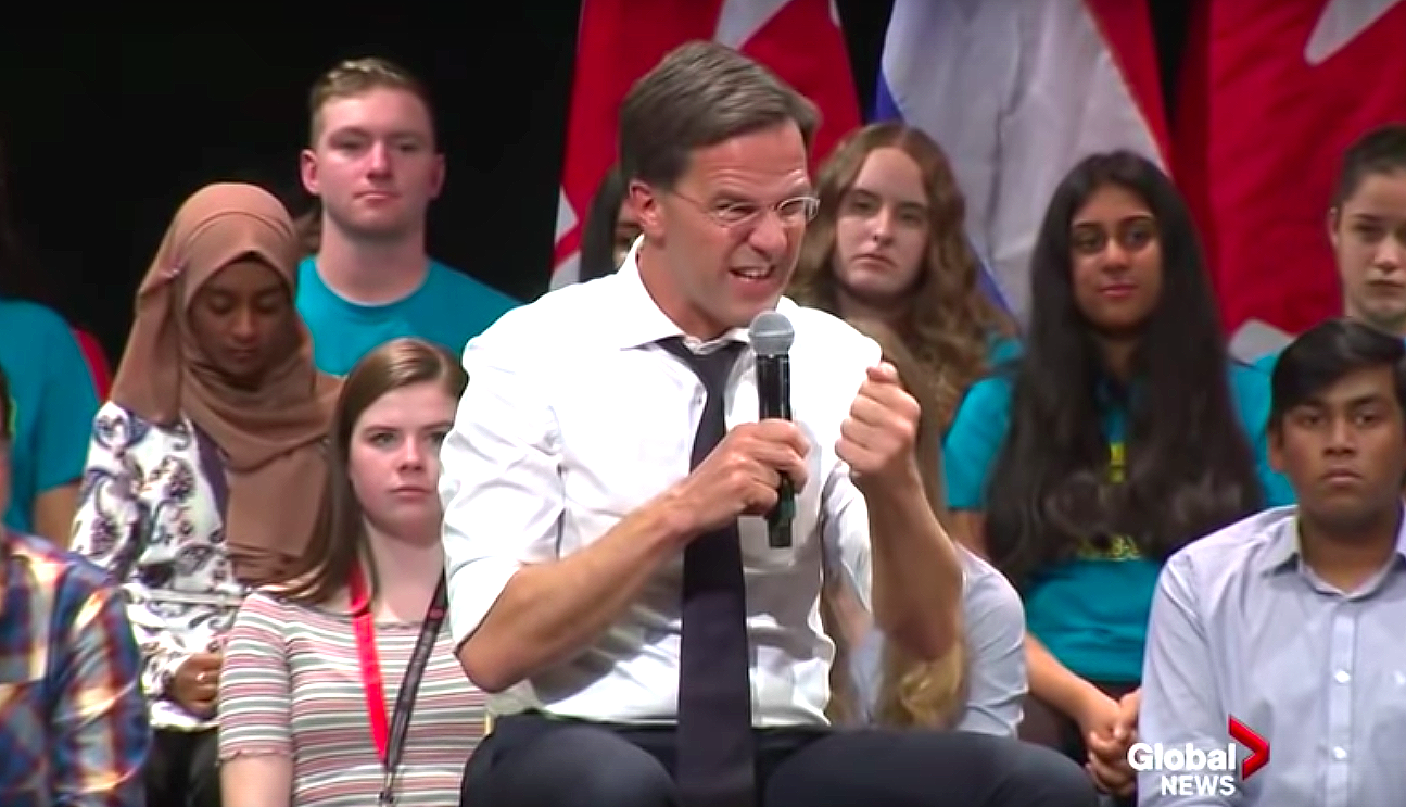 mark rutte praat over drugs