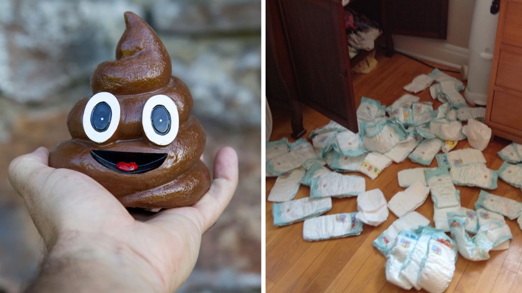 A big old pile of dirty diapers