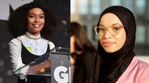 Pictures of Yara Shahidi and Blair Imani.