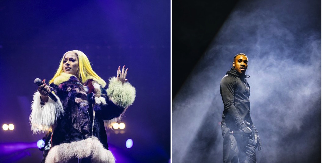 Stefflon Don and Bugzy Malone, at Who We Be 2017 in London