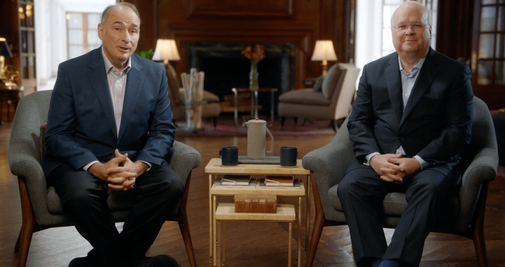 David Axelrod Karl Rove