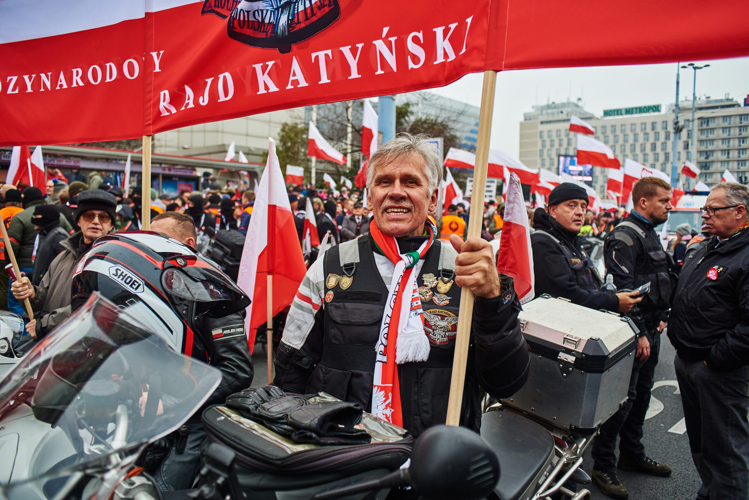 uczestnik Rajdu Katyńskiego