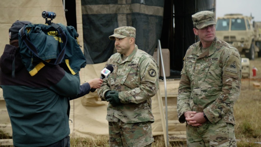 Thousands of U.S. troops are now living at the border in a muddy camp with nothing to do