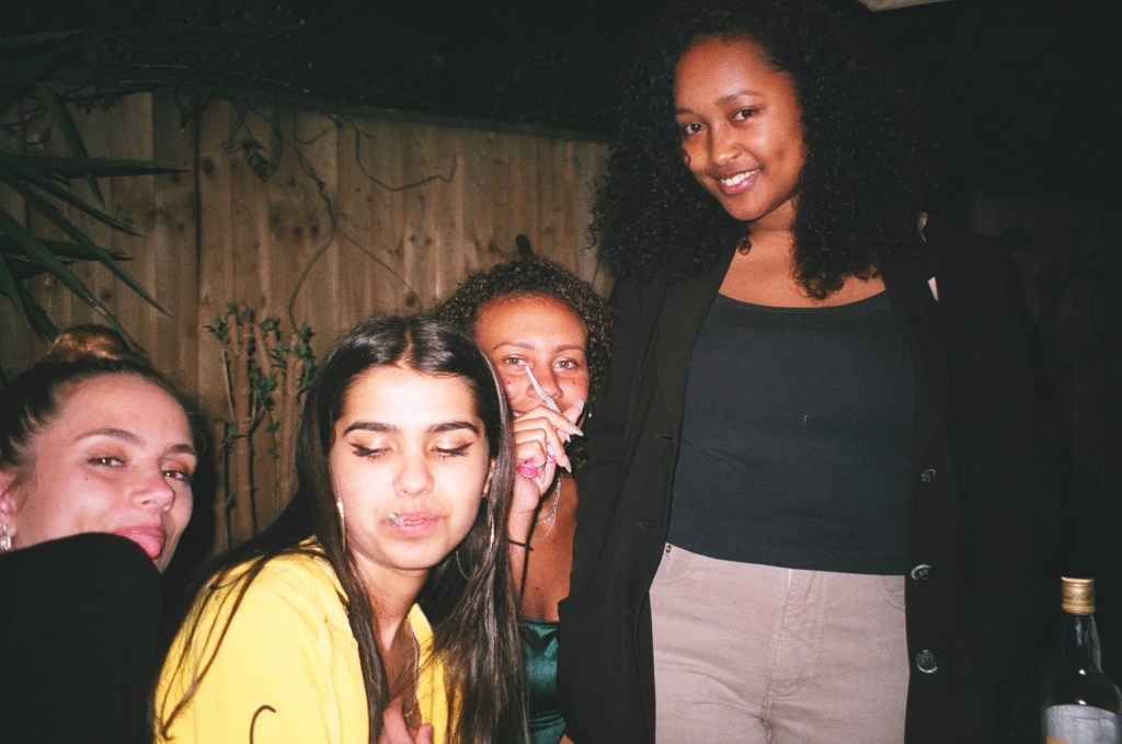 Let's assume these are all your mates and this is like a pub garden and you are having fun there