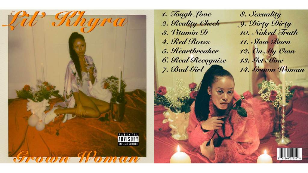 Jacqueline Ashton's cover for an album by "Lil' Khyra"