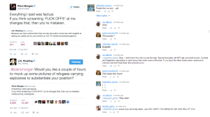 Piers Morgan JK Rowling argument