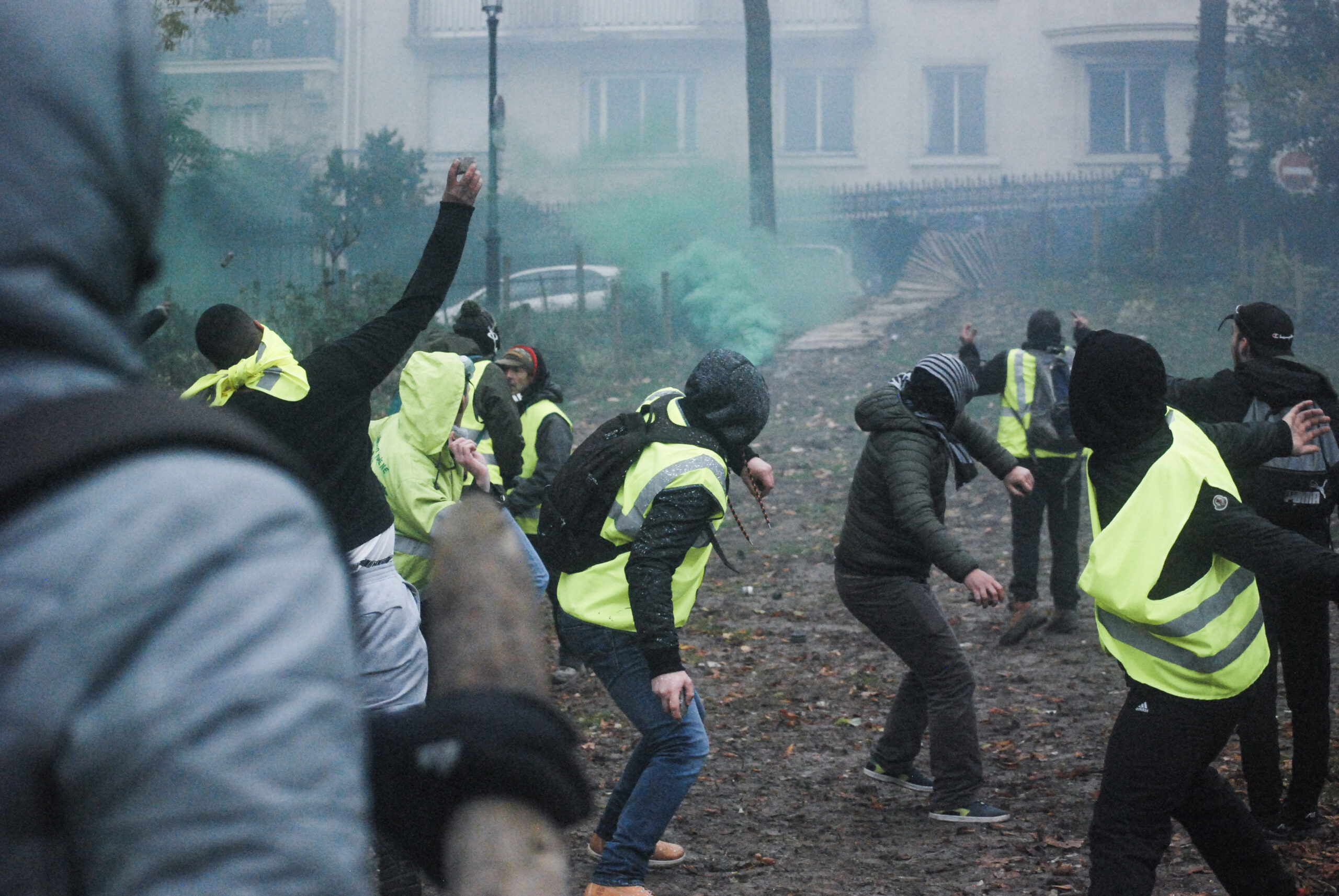 chalecos amarillos paris protestas disturbios fotos