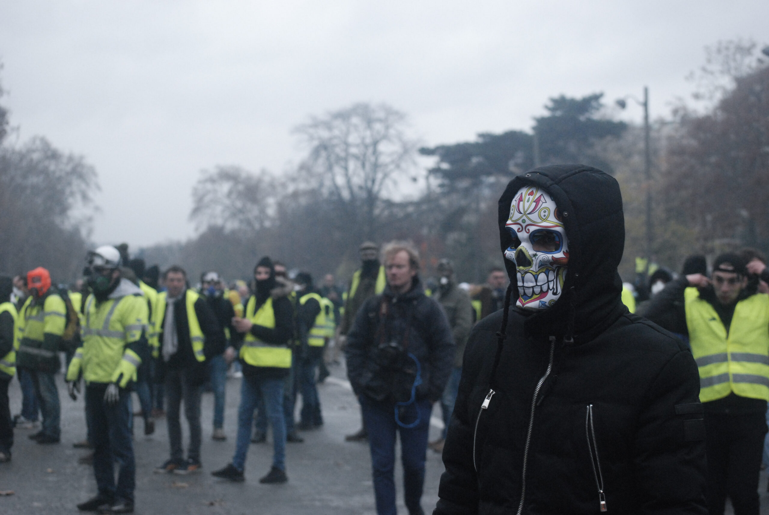 chalecos amarillos paris protestas disturbios fotos