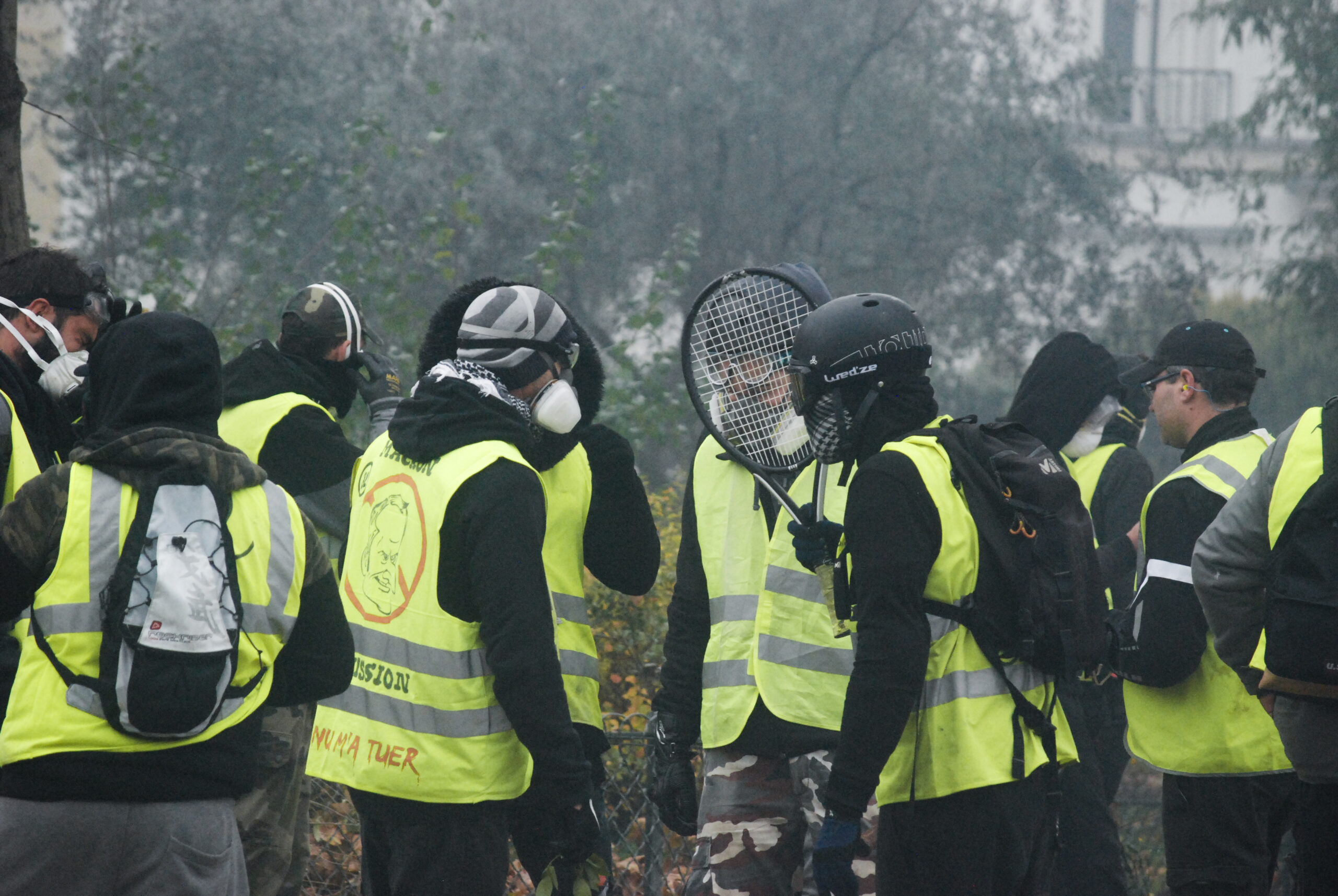 chalecos amarillos paris protestas disturbios fotos