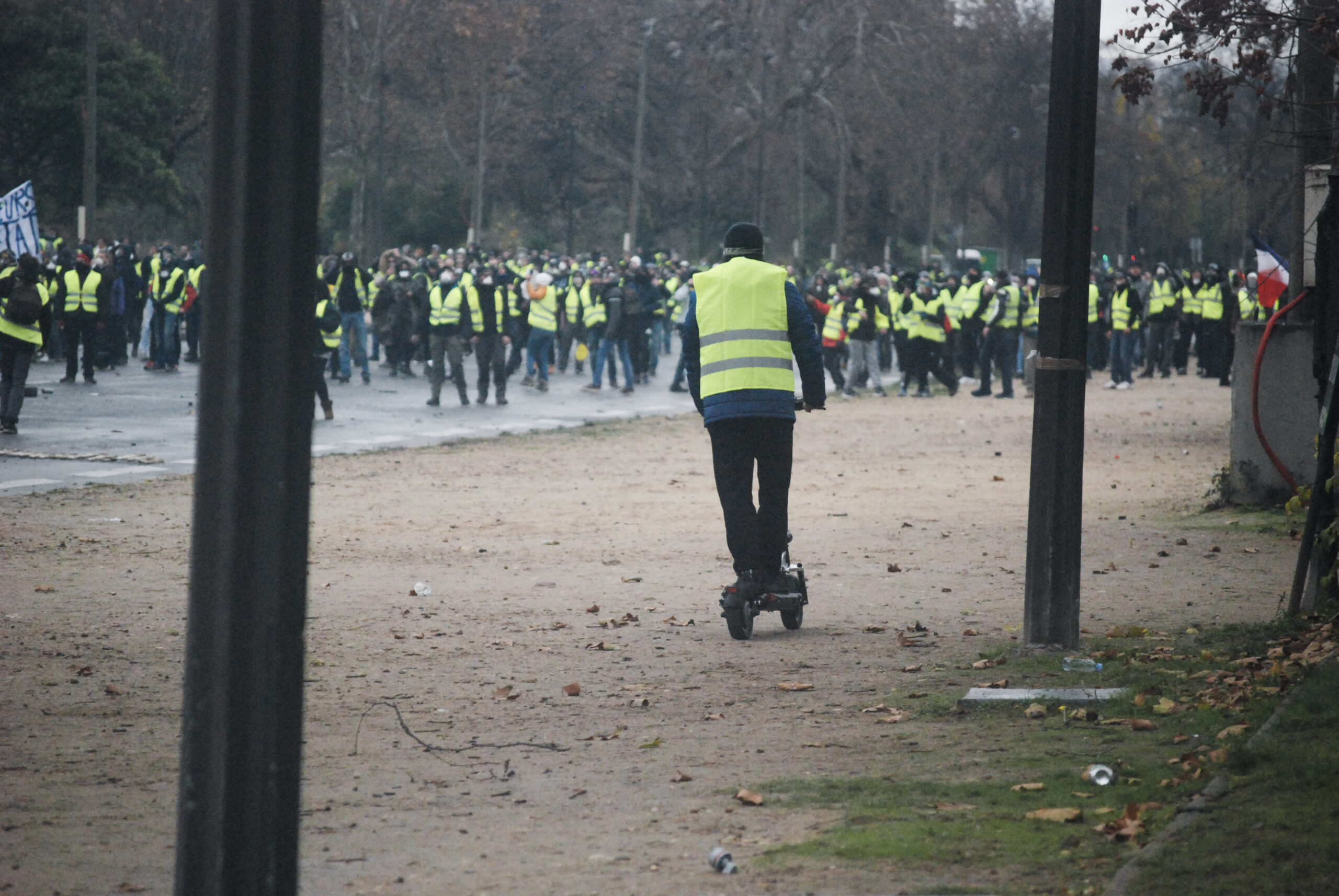 chalecos amarillos paris protestas disturbios fotos