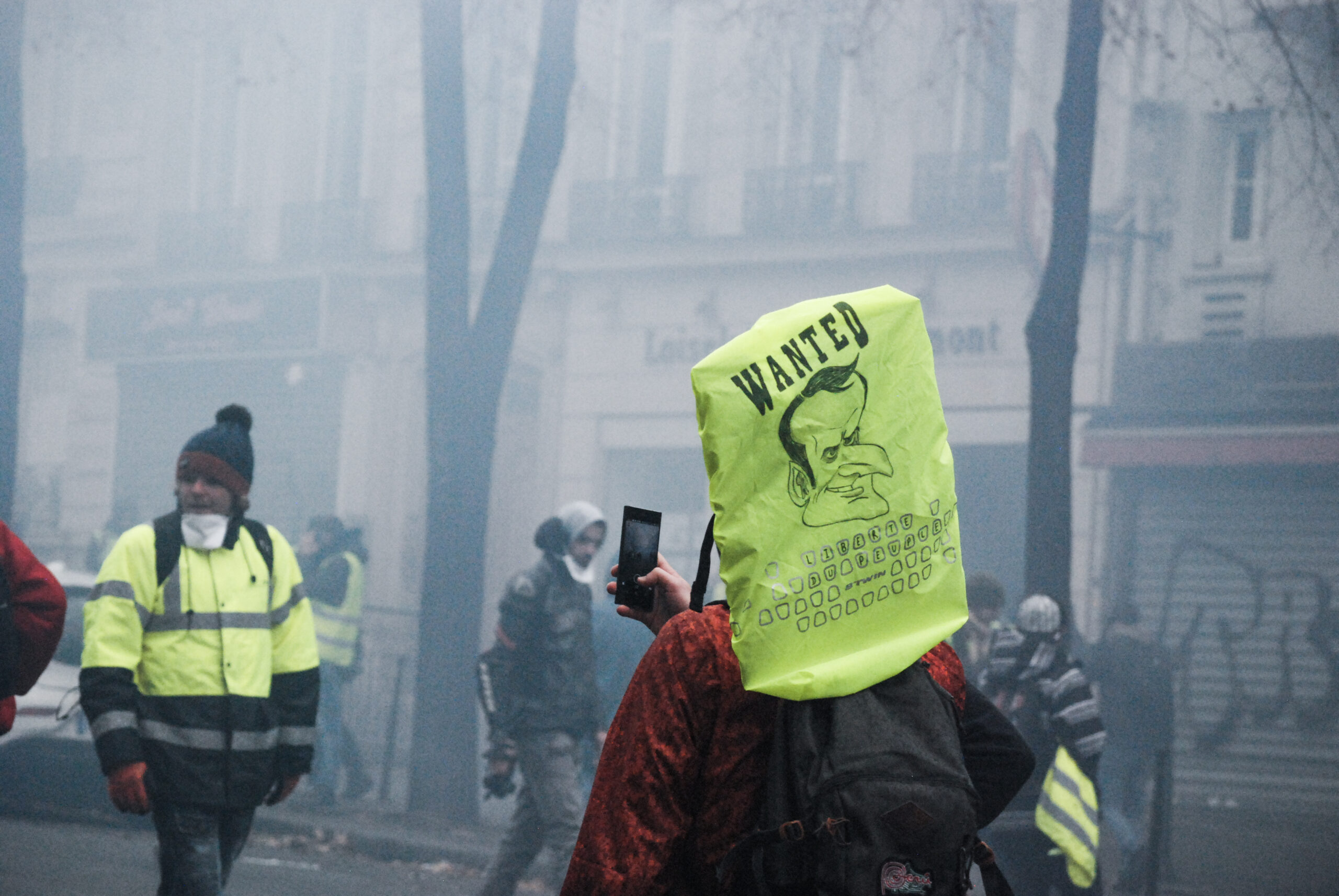 chalecos amarillos paris protestas disturbios fotos